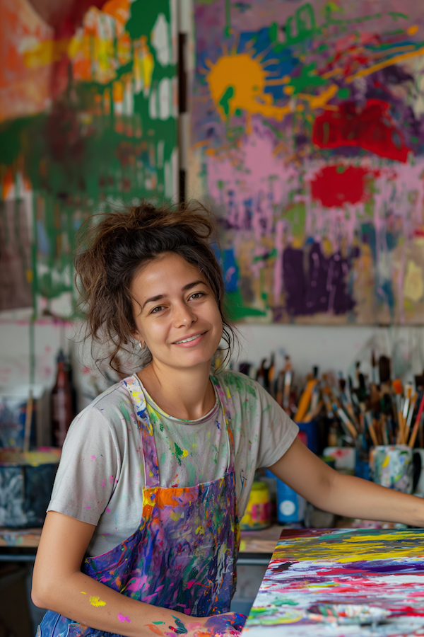 Express your creativity through art.